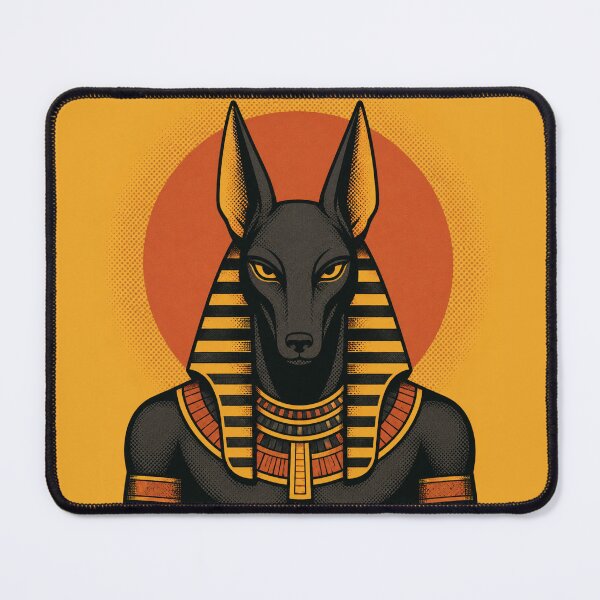 Item preview, Anubis Retro Pop Art Portrait designed and sold by Inkworksbyshery.