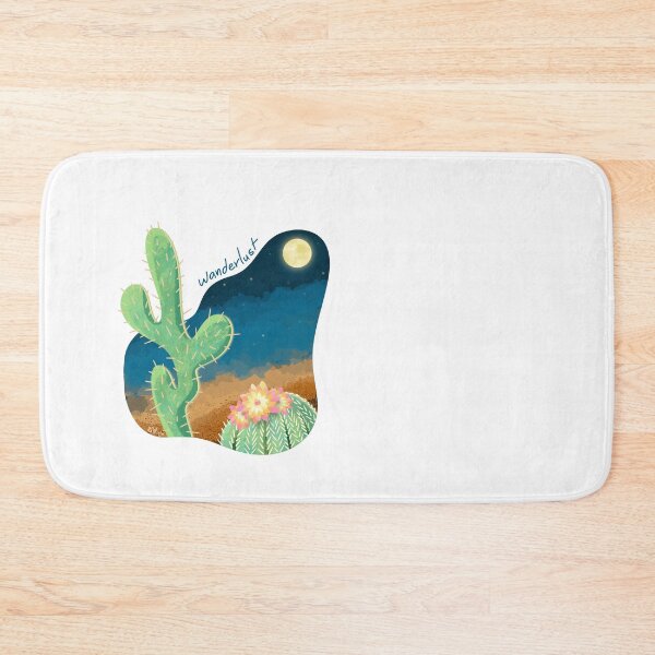 Item preview, Wanderlust Full Moon Desert Cactus designed and sold by DesignChaser.