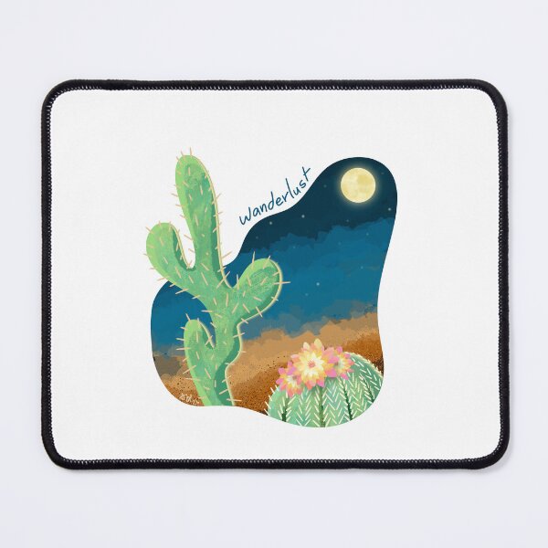 Item preview, Wanderlust Full Moon Desert Cactus designed and sold by DesignChaser.