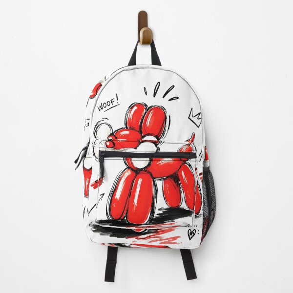 Item preview, Balloon Dog Woof Red Pop Art Illustration designed and sold by RamyGallery.