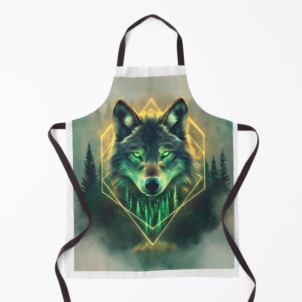 Item preview, 3d Render Of Geometric Wolf Forest designed and sold by Checho30.