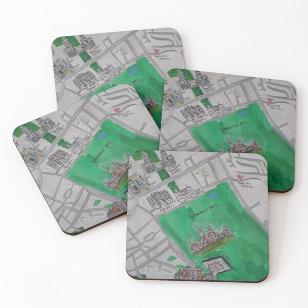 Item preview, Mapa de Greenwich, Londres designed and sold by redhoodgirl.