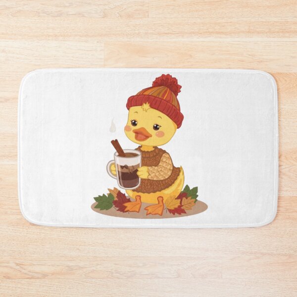 Item preview, Kawaii Cozy Duck Sticker | Cute Autumn Duck Aesthetic Gift designed and sold by Stylestickers55.