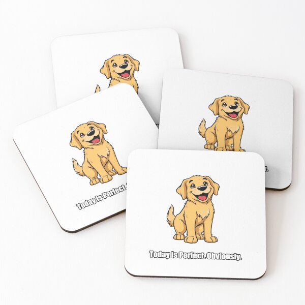 Item preview, Golden Retriever - Today Is Perfect Obviously - Funny Gift designed and sold by pawdrops.