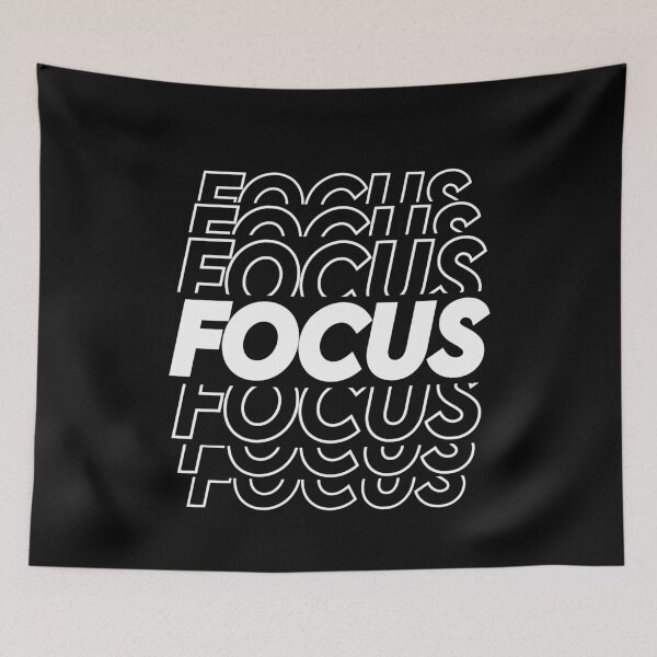 Item preview, Focus Motivational Mindset Productivity Inspiration Design designed and sold by SkeletonsDanger.