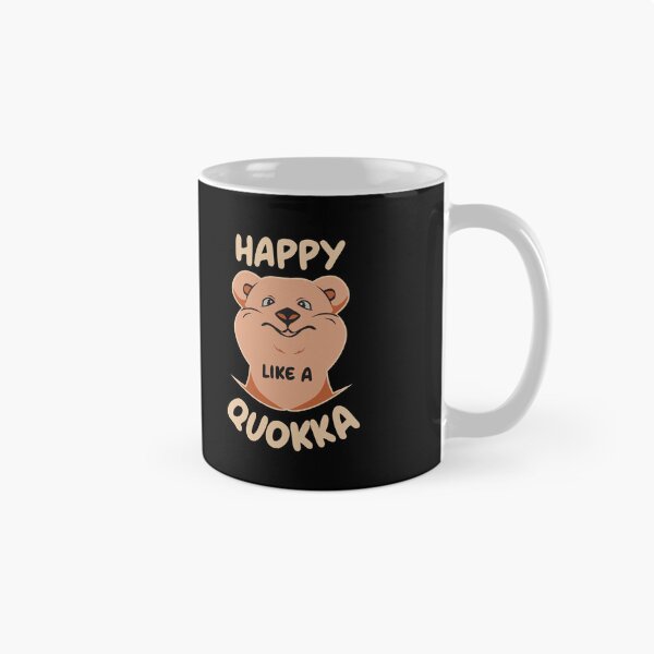 Item preview, Happy Like A Quokka Australian Animal Lover Happiness designed and sold by SkeletonsDanger.