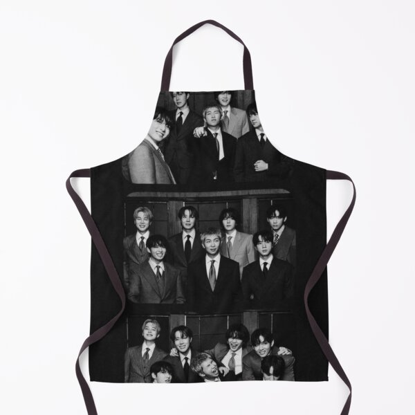 Item preview, BTS Classic Suit Group Photo Strip - Black and White Kpop Fanart designed and sold by RodyKpopshop.