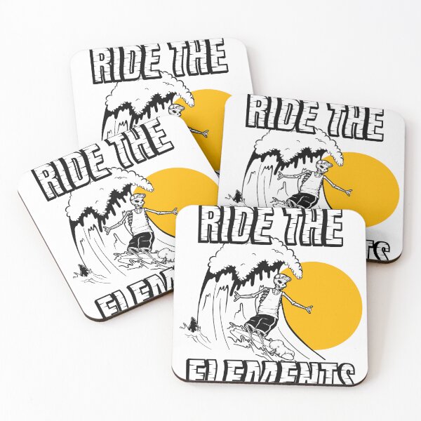 Item preview, Ride The Elements – Skeleton Surfer Design Surf Skull  designed and sold by MF-Designkram.