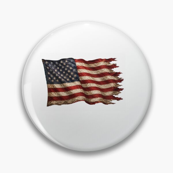 Item preview, Rugged American Flag | Distressed USA Flag Illustration | Vintage Patriotic Stars and Stripes | Rustic Fourth of July Graphic | American Pride Design designed and sold by holistech.