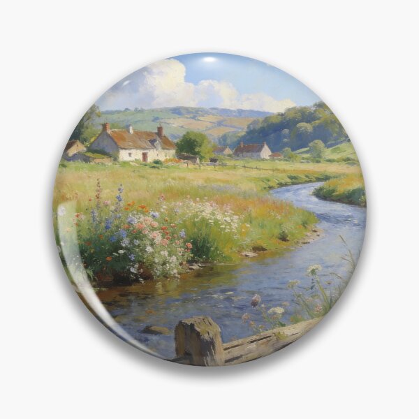Item preview, Summer Meadow Beside the Gentle Stream designed and sold by BlareBlare.