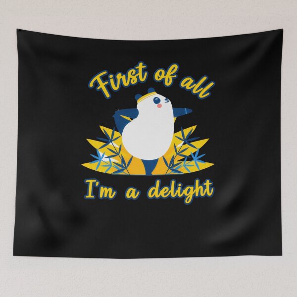 Item preview, First Of All I'm A Delight Panda Yoga Lover designed and sold by JonesFlora2025.