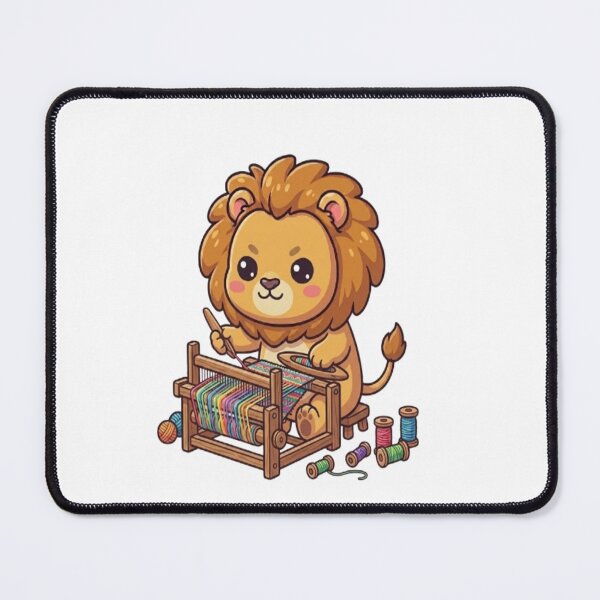 Item preview, Cute Lion Weaving Colorful Loom designed and sold by Ella_Sketch.