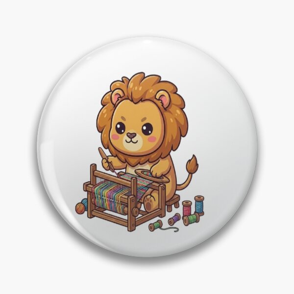 Item preview, Cute Lion Weaving Colorful Loom designed and sold by Ella_Sketch.
