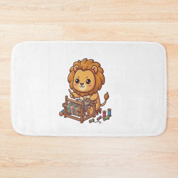Item preview, Cute Lion Weaving Colorful Loom designed and sold by Ella_Sketch.