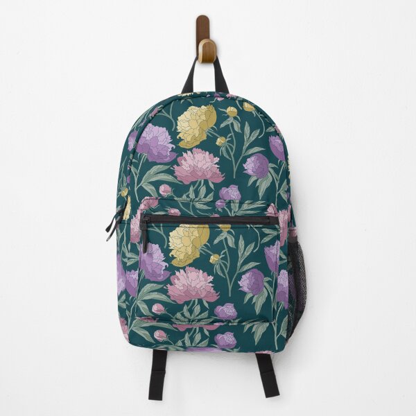 Item preview, Peonies - Midnight Teal designed and sold by Vytfur Zone.