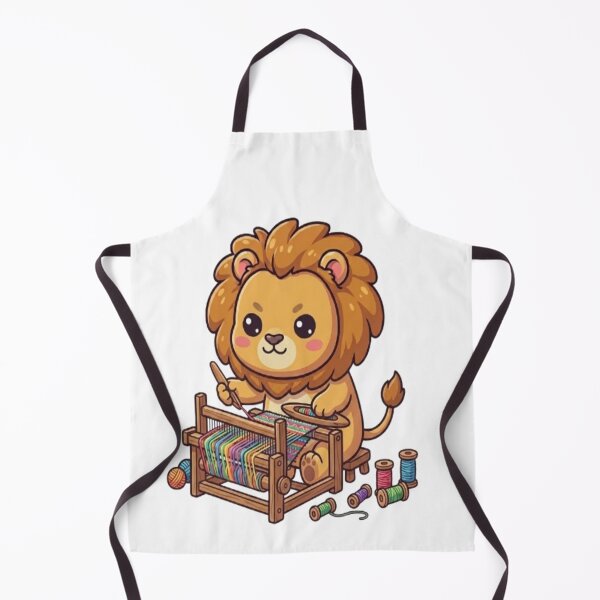 Item preview, Cute Lion Weaving Colorful Loom designed and sold by Ella_Sketch.
