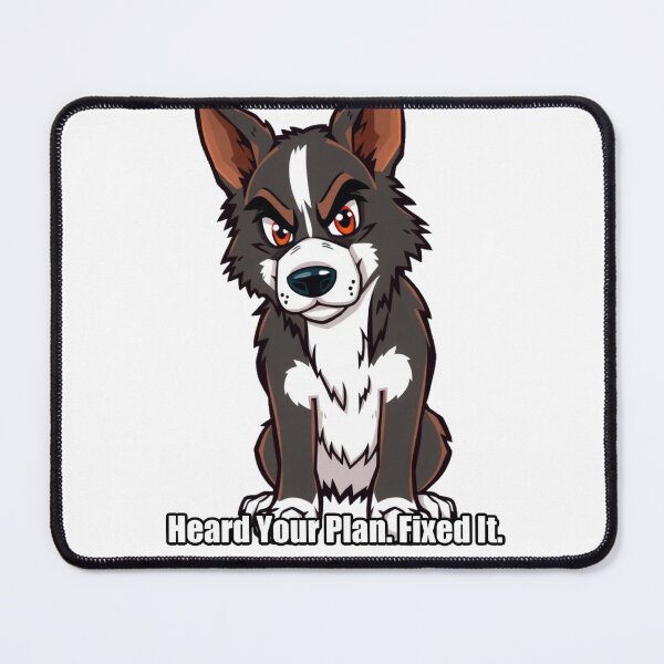 Item preview, Border Collie - Heard Your Plan Fixed It - Funny Border Collie Gift designed and sold by pawdrops.