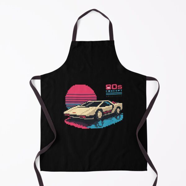 Item preview, 80s Retro Futuristic Concept Car Neon Synthwave Design designed and sold by TEEJAMBOREE.