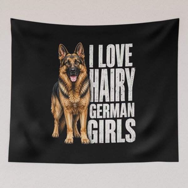 Item preview, I Love Hairy German Girls German Shepherd Hairy German Girls, Funny Dog Lover Gift, German Shepherd , Pet Humor Shirt designed and sold by Trendably.