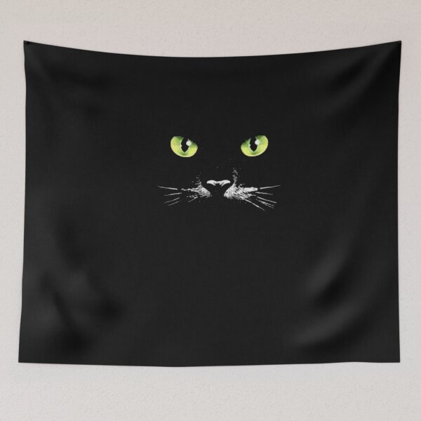 Item preview, Black Cat Face Green Eyes  designed and sold by Gbriel3.