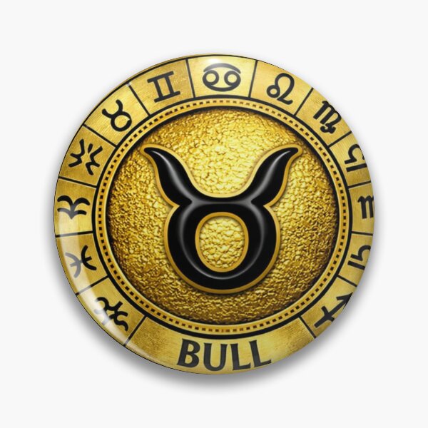 Item preview, Taurus Zodiac Symbol –Gold Disc designed and sold by Synthos1978.