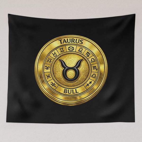 Item preview, Taurus Zodiac Symbol –Gold Disc designed and sold by Synthos1978.