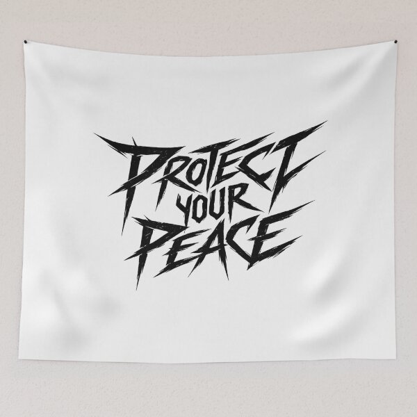 Item preview, Protect Your Peace Typography | Bold Streetwear Gothic Lettering Design designed and sold by DesignTeamHub.