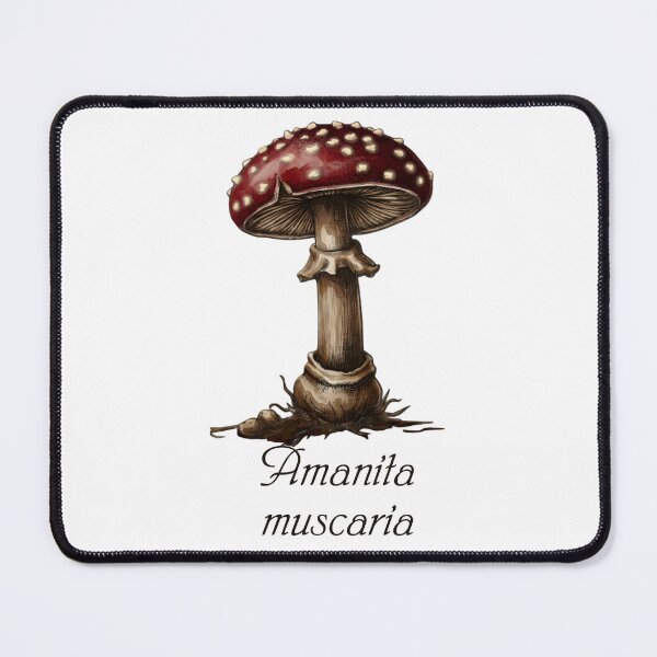 Item preview, Fly Agaric Mushroom Vintage Botanical Mystical Mycology designed and sold by Cozy Aesthetic design .