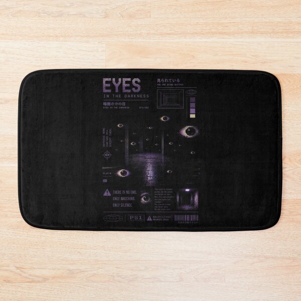 Item preview, Eyes in the Darkness – PS1 Aesthetic | Weirdcore Analog Horror Wall Art designed and sold by Open25Hours.