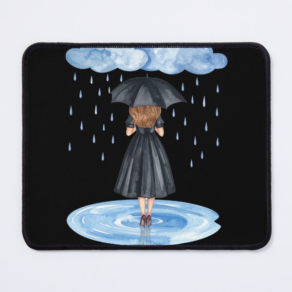 Item preview, Pouring Misery – Melancholic watercolor design designed and sold by LiskoDesign.
