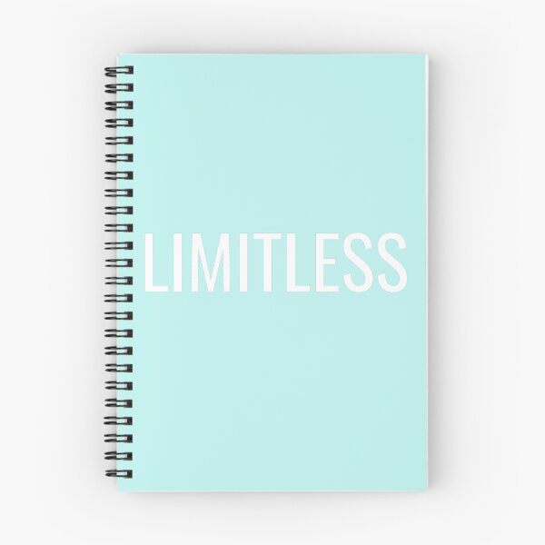 Item preview, LIMITLESS – Minimalist Motivational Typography | Blue Inspirational Quote Design designed and sold by Rush2Buy.
