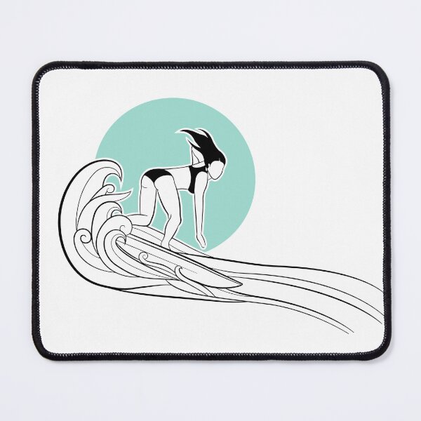 Item preview, Surfer Illustration – Beach & Surf Lifestyle Design designed and sold by MF-Designkram.