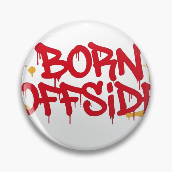 Item preview, Born Offside — Funny Football Streetwear T-Shirt designed and sold by The96Minutes.