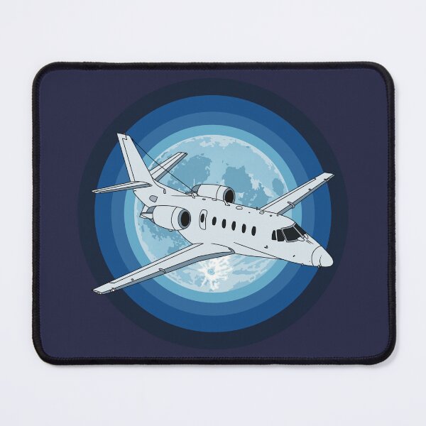 Item preview, Cessna Citation Jet Flying at Night Aviation Design designed and sold by skye-studio.