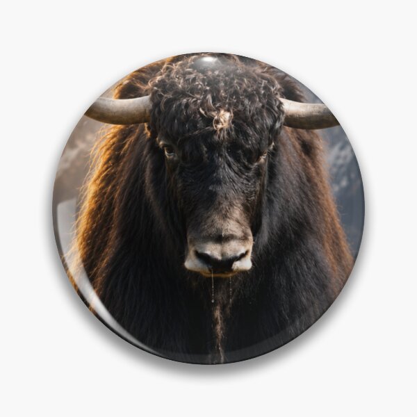 Item preview, Majestic Highland Yak Beneath Snow-Capped Peaks designed and sold by Kimberly Palmer.