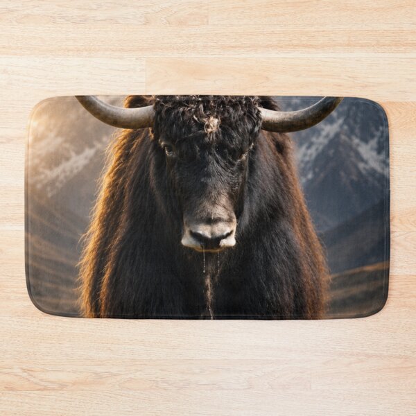 Item preview, Majestic Highland Yak Beneath Snow-Capped Peaks designed and sold by Kimberly Palmer.