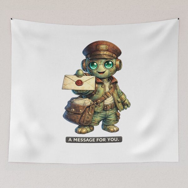 Item preview, Robot Mail Delivery designed and sold by Yomere.