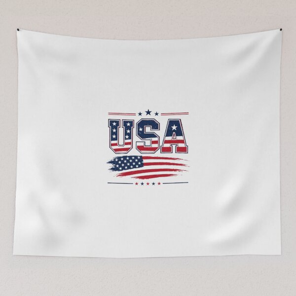 Item preview, USA American Flag Vintage Patriotic Retro Independence Day Design designed and sold by AveniaOficial.