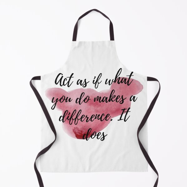 Aperçu de l'œuvre Agissez comme si vos actions avaient un impact | Citation inspirante | Typographie positive | Décoration murale motivante | Cadeau pour cultiver un état d'esprit positif créée et vendue par elmsstudios.