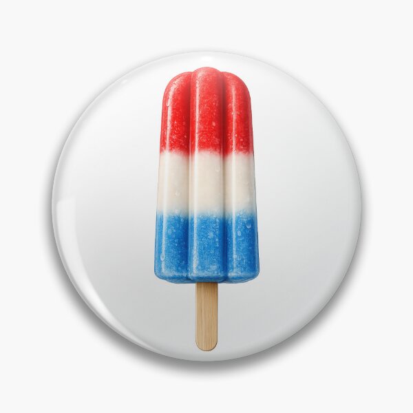 Item preview, Red White and Blue Popsicle | Patriotic Rocket Pop Illustration | Fourth of July Ice Pop | Americana Summer Dessert | USA Independence Day Graphic designed and sold by holistech.