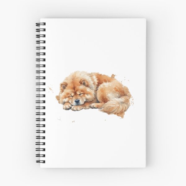 Item preview, Watercolor Chow Chow Sleeping designed and sold by TheMagicIcon.