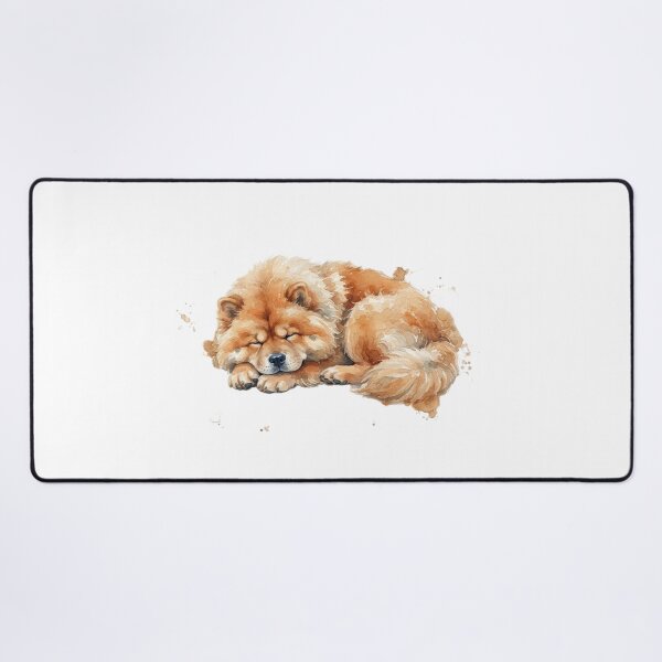 Item preview, Watercolor Chow Chow Sleeping designed and sold by TheMagicIcon.
