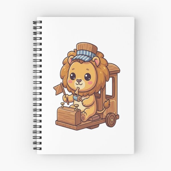 Item preview, Cute Lion Train Conductor designed and sold by Ella_Sketch.