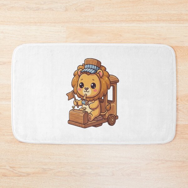 Item preview, Cute Lion Train Conductor designed and sold by Ella_Sketch.