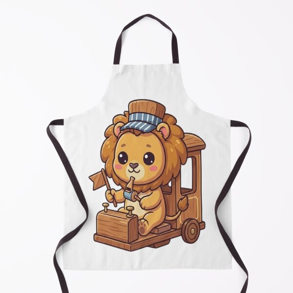Item preview, Cute Lion Train Conductor designed and sold by Ella_Sketch.