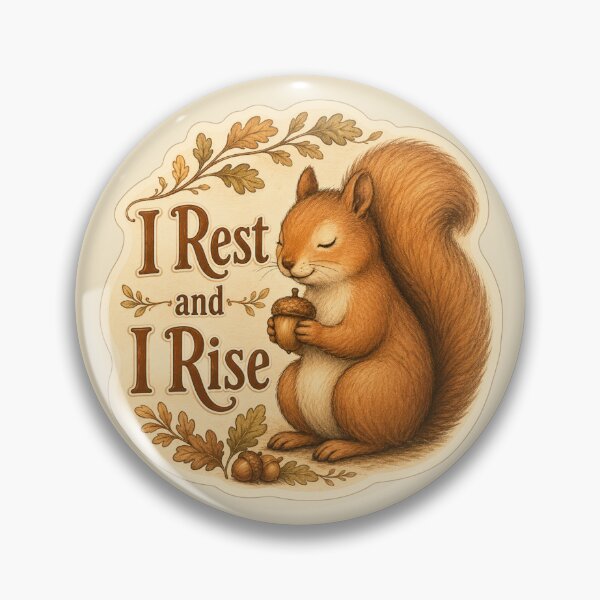 Item preview, Rest and Rise Squirrel designed and sold by ChirpInc.