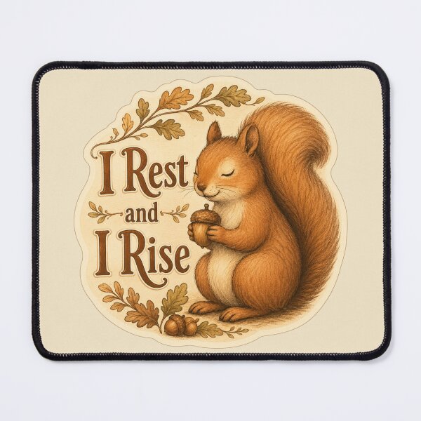 Item preview, Rest and Rise Squirrel designed and sold by ChirpInc.