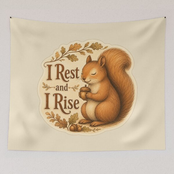 Item preview, Rest and Rise Squirrel designed and sold by ChirpInc.