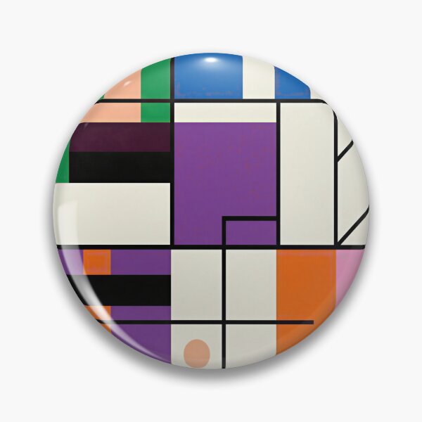 Item preview, Modern Geometric Abstraction – Bauhaus Style designed and sold by Timegraf.
