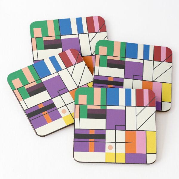 Item preview, Modern Geometric Abstraction – Bauhaus Style designed and sold by Timegraf.